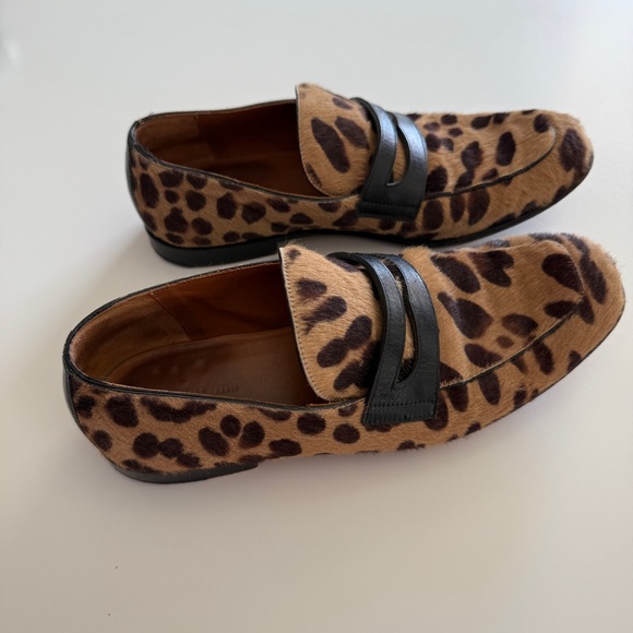 CELINE PARIS | pony hair leopard print loafer - Picture 6 of 9
